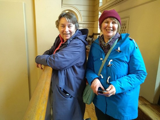 Me (Jen) and Mary on a girlie day out in Liverpool with Christine (the photographer)c.2018