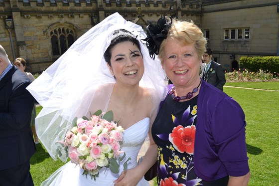 Claire with "Choir Mum" 12th May 2012