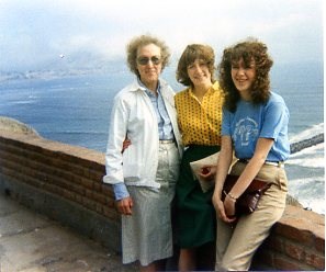 the three of us in Peru 1984
