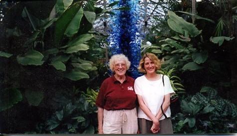 Jo & Jane at the Chiluly exhibit 2003