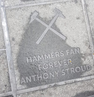 Name is stone at West Ham Champions Place