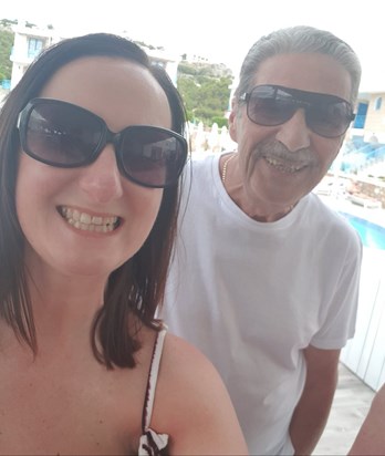 Natalie & Tony in Pefkos Rhodes May 2019