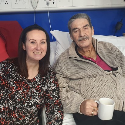 Tony's time in St Elizabeth Hospice Jan to April 2020