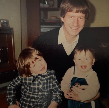 Michael, Liz, James in 1981