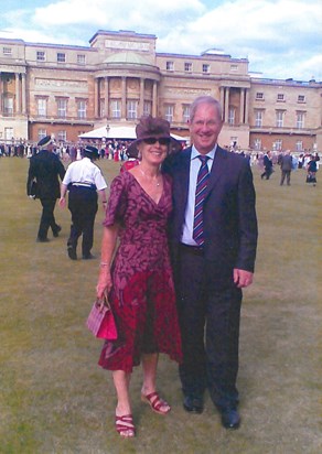 Michael, Sandra Buckingham Palace Tea Party_2008