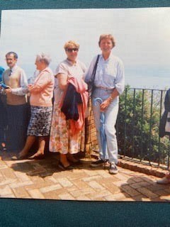 Visiting Melanie in Sorrento 1991