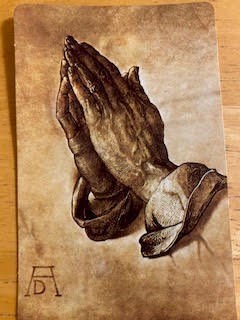 The Praying Hands, a favourite picture of Mum's