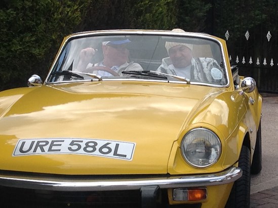David in the Spitfire with John Ball