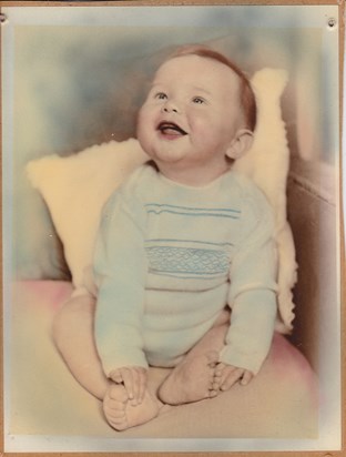 David as a baby