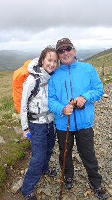 Conquering Mount Snowdon with my Daddy x