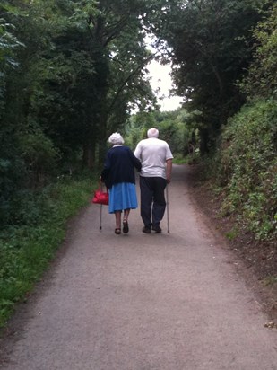 Goodnight Grandpa, go walk hand in hand with Grandma again xxx