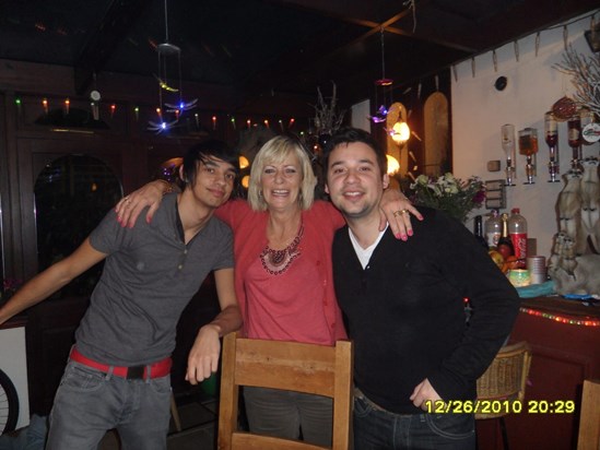 Mum with 2 of her nephews x 