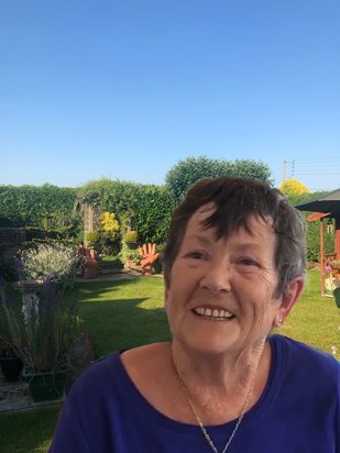 Mum in her happy place 