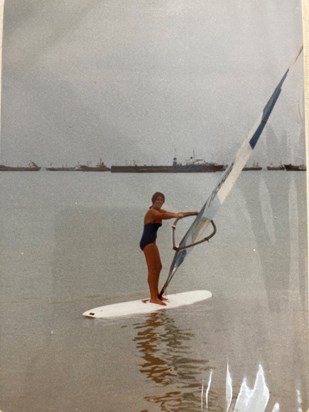 Jimmy Wee taught us all how to windsurf