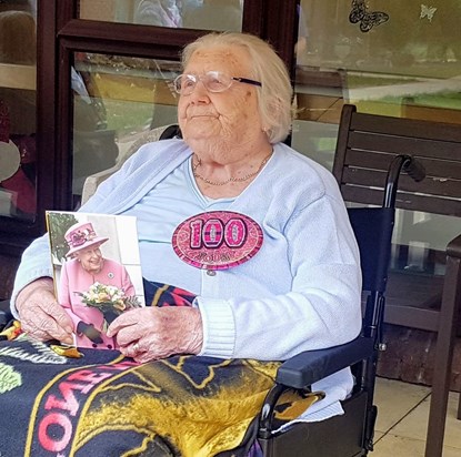 Mum's 100th birthday 