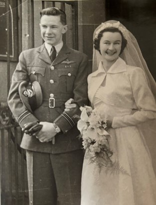 Pat and Harry’s wedding day.
