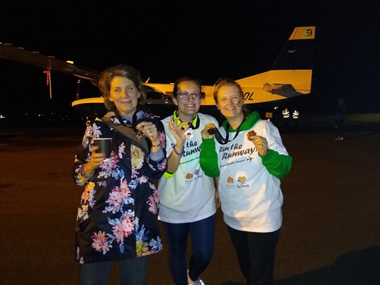 Run the Runway - finished!  18-8-19 at 1.05am (we walked!)