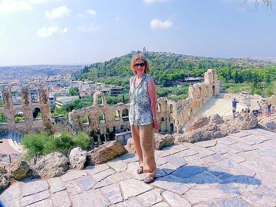 in Athens on the Acropolis