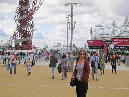 Thelma at the Olympic Park (2012 London)