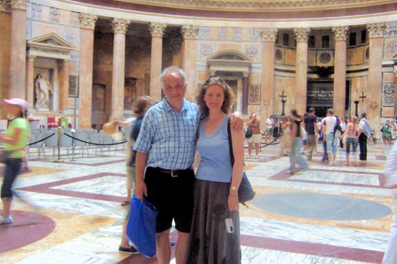 us in the Rome Pantheon