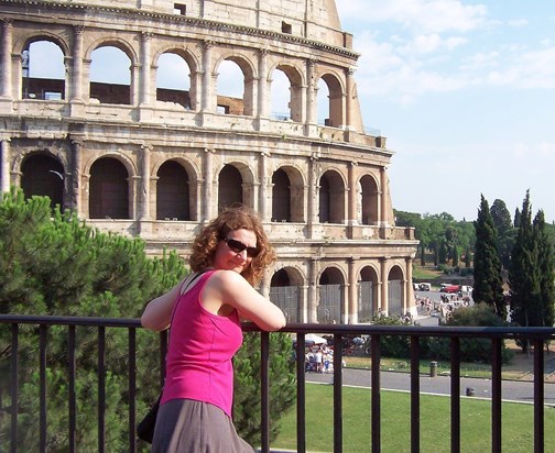 Thelma at the Colosseum