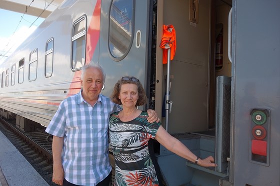 at a station along the Trans-Siberian Railway Line (2019)