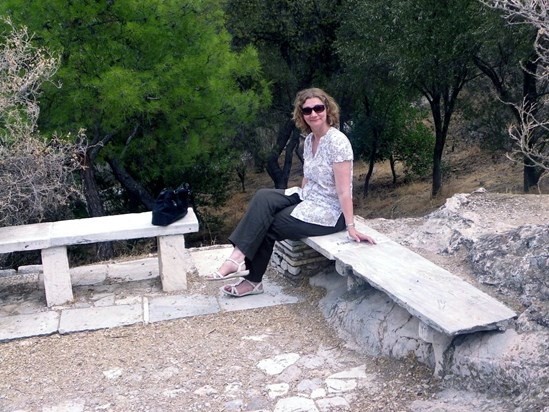 Thelma on Philopappos Hill, Athens