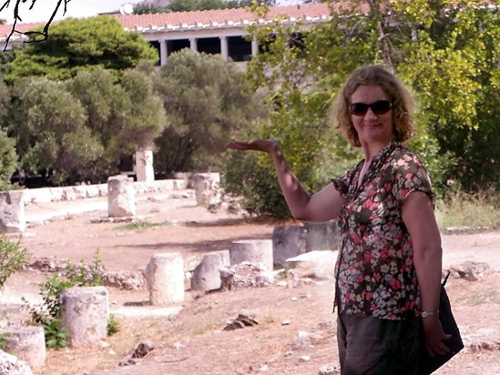 in the ancient Agora, Athens