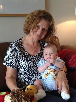 July 2014 - with grandson