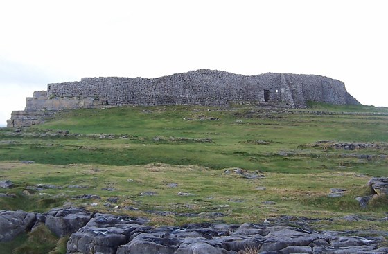 our target on Inishmore - the hillfort of Dún Aonghasa