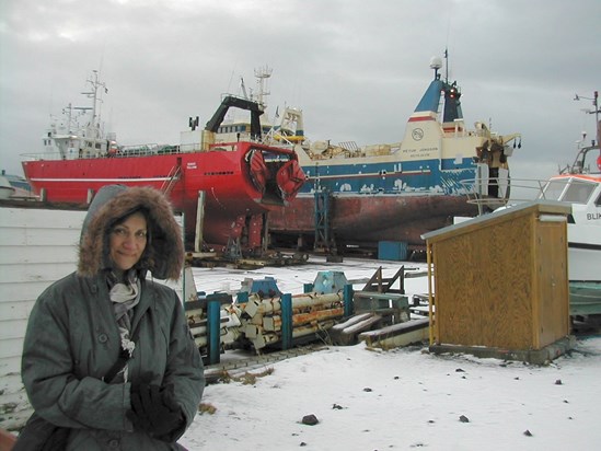 Thelma in the Reykjavik shipyard (December 2004)