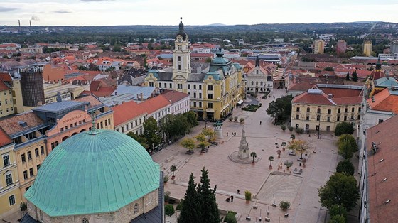 Central Square of Pécs, Hungary
