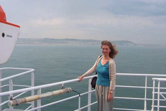 on the ferry from Dover to Calais, 2005