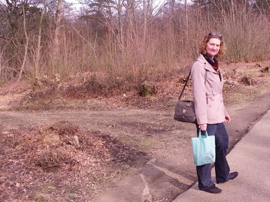 in the grounds of Scotney Castle, February, 2012