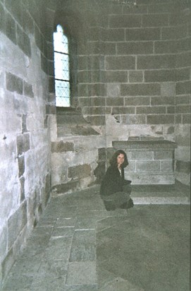 in the abbey church of Mont-Saint-Michel