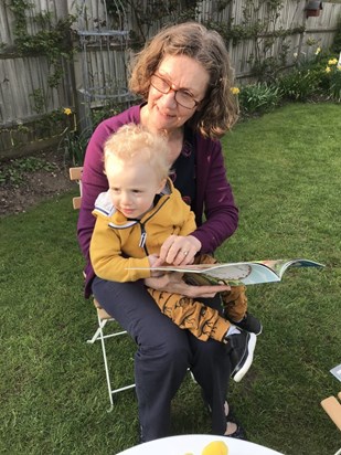with grandson George, March 2019