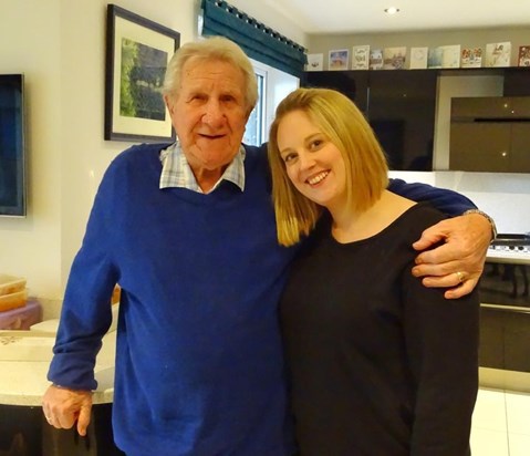 Roxanne and her grandad 