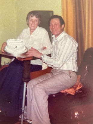 Mum and Dad silver wedding anniversary