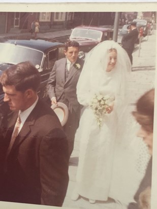 Marriage to Frances 14th 1971