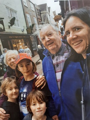 Alan and Grandchildren 2019