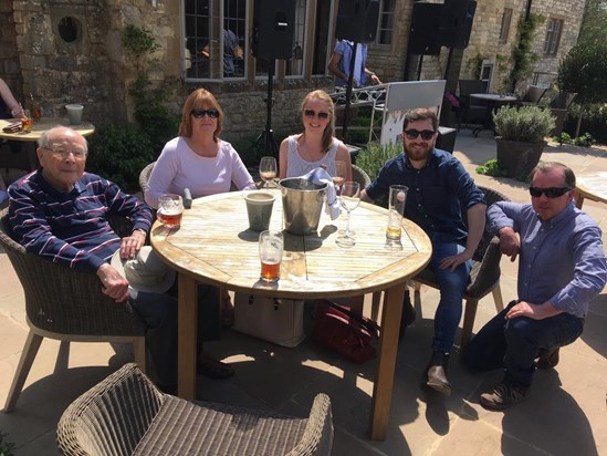 A lovely lunch at The Frogmill - May 2019