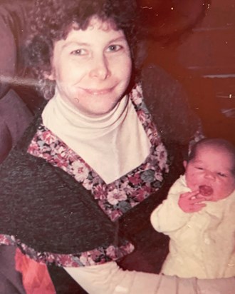 1979 with her last born Jane 