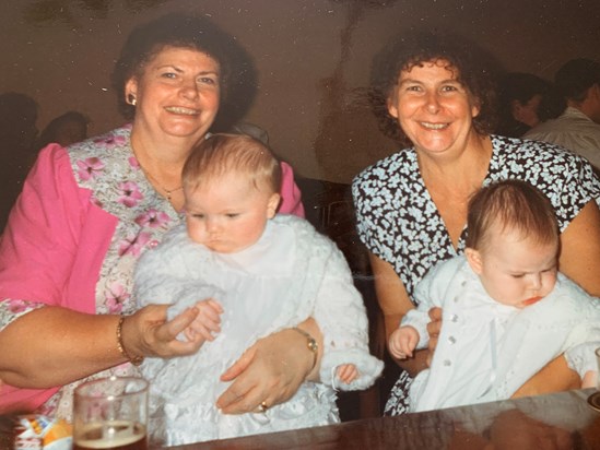 1992 Proud sisters with there granddaughters 