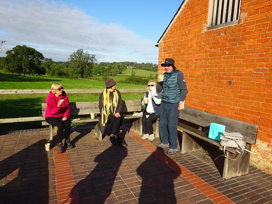 Mick's 68th birthday coffee Foxton Locks 02/10/2019