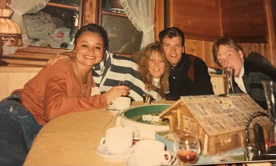 Angie, Sue, Ray & Mark Switzerland 1991