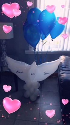 Balloons for your 15th anniversary ????xx