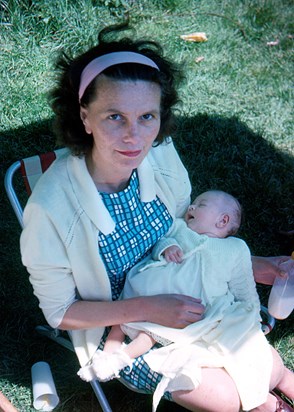 Moira & baby Anne 1966