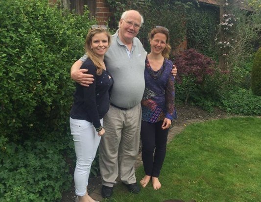 Roger with nieces Ginny & Julia