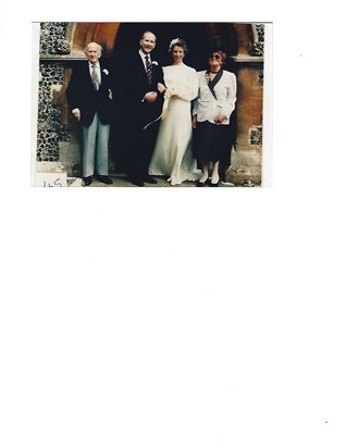Roger and Christine Wedding May 1987