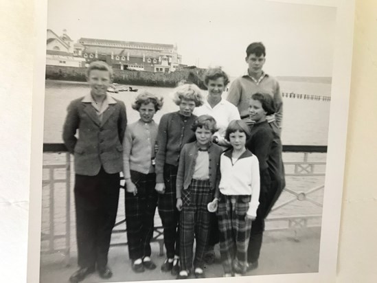 Younger days on holiday at Weston
